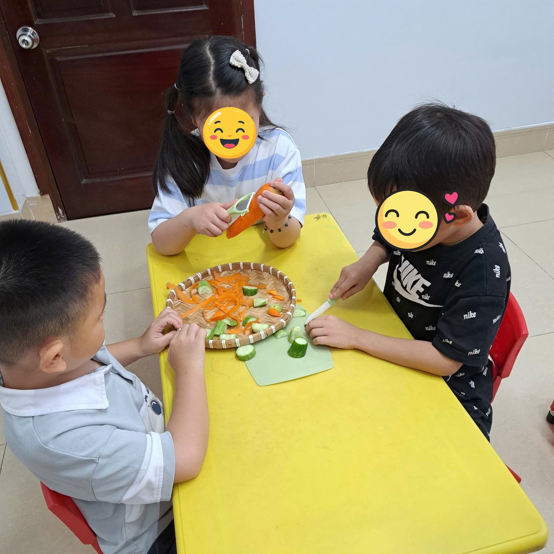 Buổi can thiệp nhóm nhỏ tại trung tâm
