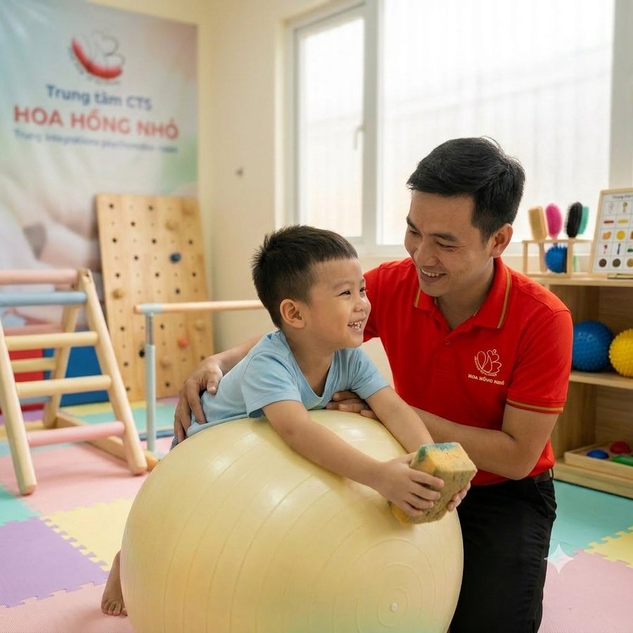 Hoạt động can thiệp vận động và giác quan cho trẻ